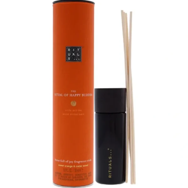 Rituals The Ritual of Happy Buddha Fragrance Sticks by Rituals for Unisex - 1.6 oz Diffuser - Fresh Bloom Skin - Premium Skincare Solutions for Nourished, Hydrated, and Radiant Skin Every Day