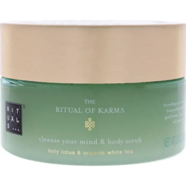 Rituals The Ritual of Karma Body Scrub by Rituals for Unisex - 8.8 oz Scrub - Fresh Bloom Skin - Premium Skincare Solutions for Nourished, Hydrated, and Radiant Skin Every Day