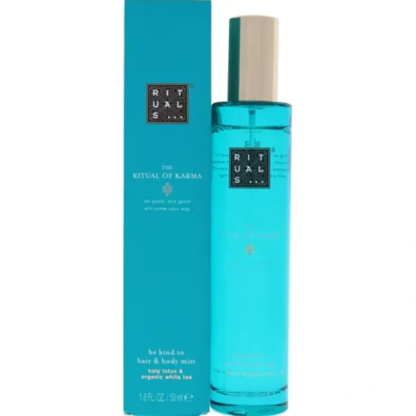 Rituals The Ritual of Karma Hair and Body Mist by Rituals for Unisex - 1.6 oz Body Mist - Fresh Bloom Skin - Premium Skincare Solutions for Nourished, Hydrated, and Radiant Skin Every Day