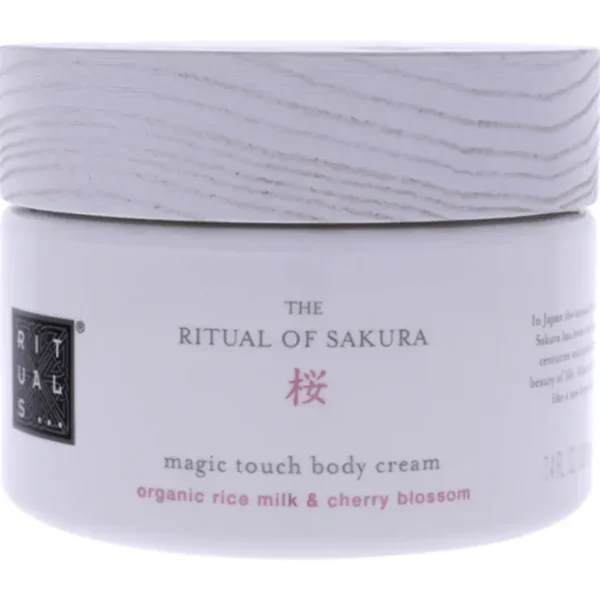 Rituals The Ritual of Sakura Body Cream by Rituals for Unisex - 7.4 oz Body Cream - Fresh Bloom Skin - Premium Skincare Solutions for Nourished, Hydrated, and Radiant Skin Every Day