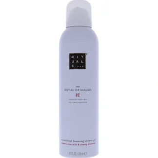Rituals The Ritual of Sakura Foaming Shower Gel by Rituals for Unisex - 6.7 oz Shower Gel - Fresh Bloom Skin - Premium Skincare Solutions for Nourished, Hydrated, and Radiant Skin Every Day