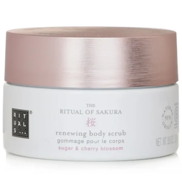 Rituals The Ritual Of Sakura Renewing Body Scrub - Sugar & Cherry Blossom 250g/8.8oz - Fresh Bloom Skin - Premium Skincare Solutions for Nourished, Hydrated, and Radiant Skin Every Day