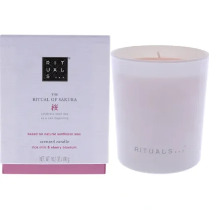 Rituals The Ritual of Sakura Scented Candle by Rituals for Unisex - 10.2 oz Candle - Fresh Bloom Skin - Premium Skincare Solutions for Nourished, Hydrated, and Radiant Skin Every Day