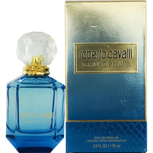 Roberto Cavalli Paradiso Azzurro Eau De Parfum Spray 75ml/2.5oz - Fresh Bloom Skin - Premium Skincare Solutions for Nourished, Hydrated, and Radiant Skin Every Day
