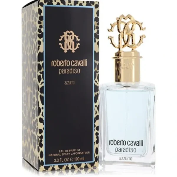 Roberto Cavalli Roberto Cavalli Paradiso Azzurro Eau De Parfum Spray 100ml/3.3oz - Fresh Bloom Skin - Premium Skincare Solutions for Nourished, Hydrated, and Radiant Skin Every Day