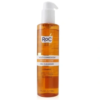 ROC Multi Correxion Revive + Glow Gel Cleanser 177ml/6oz - Fresh Bloom Skin - Premium Skincare Solutions for Nourished, Hydrated, and Radiant Skin Every Day