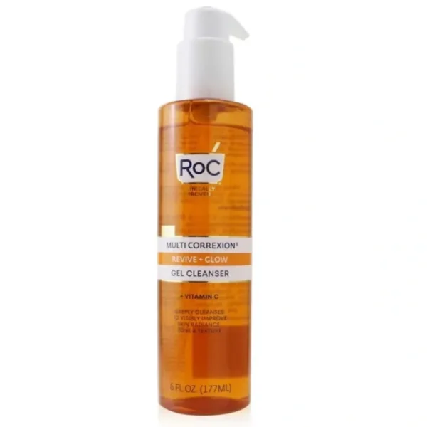 ROC Multi Correxion Revive + Glow Gel Cleanser 177ml/6oz - Fresh Bloom Skin - Premium Skincare Solutions for Nourished, Hydrated, and Radiant Skin Every Day