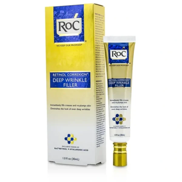 ROC Retinol Correxion Deep Wrinkle Filler (Box Slightly Damaged) 30ml/1oz - Fresh Bloom Skin - Premium Skincare Solutions for Nourished, Hydrated, and Radiant Skin Every Day