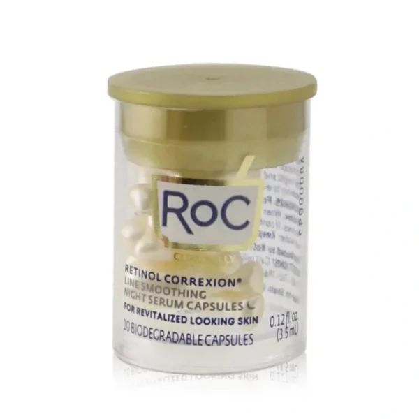 ROC Retinol Correxion Line Smoothing Night Serum Capsules 10x 3.5ml/0.12oz - Fresh Bloom Skin - Premium Skincare Solutions for Nourished, Hydrated, and Radiant Skin Every Day