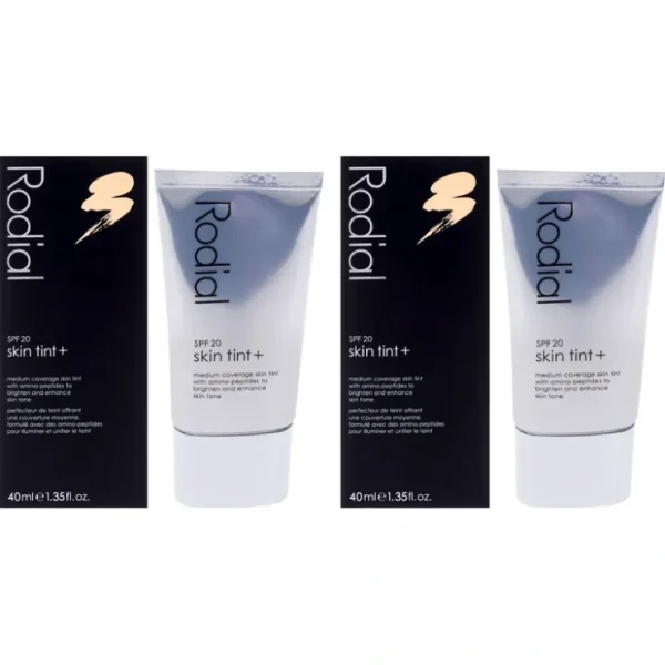 Rodial Skin Tint SPF 20 - 01 Capri Light by Rodial for Women - 1.35 oz Foundation - Pack of 2 - Fresh Bloom Skin - Premium Skincare Solutions for Nourished, Hydrated, and Radiant Skin Every Day