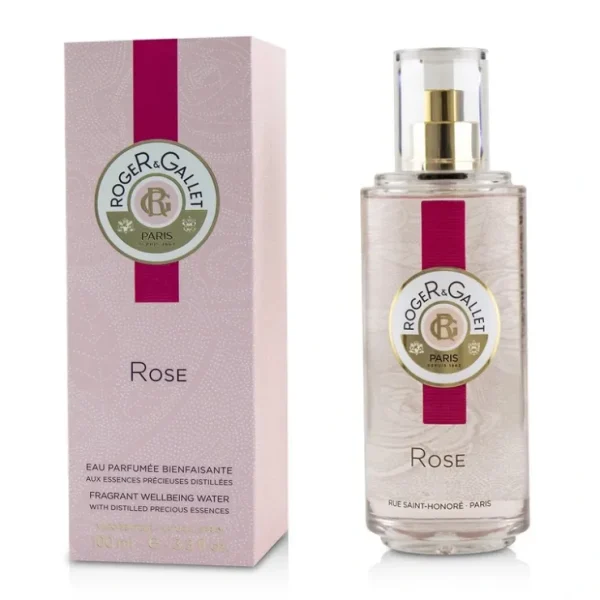 Roger & Gallet Rose Fragrant Water Spray 100ml/3.3oz - Fresh Bloom Skin - Premium Skincare Solutions for Nourished, Hydrated, and Radiant Skin Every Day