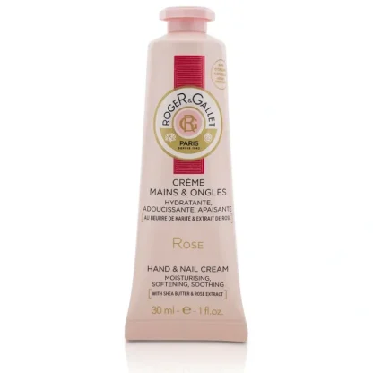 Roger & Gallet Rose Hand & Nail Cream 30ml/1oz - Fresh Bloom Skin - Premium Skincare Solutions for Nourished, Hydrated, and Radiant Skin Every Day