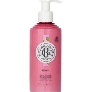 Roger & Gallet Rose Wellbeing Body Lotion 250ml/8.4oz - Fresh Bloom Skin - Premium Skincare Solutions for Nourished, Hydrated, and Radiant Skin Every Day