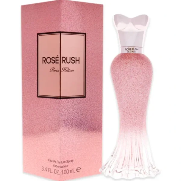 Rose Rush by Paris Hilton for Women - 3.4 oz EDP Spray - Fresh Bloom Skin - Premium Skincare Solutions for Nourished, Hydrated, and Radiant Skin Every Day
