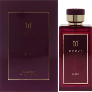 Ruby by Merve for Women - 3.4 oz EDP Spray - Fresh Bloom Skin - Premium Skincare Solutions for Nourished, Hydrated, and Radiant Skin Every Day