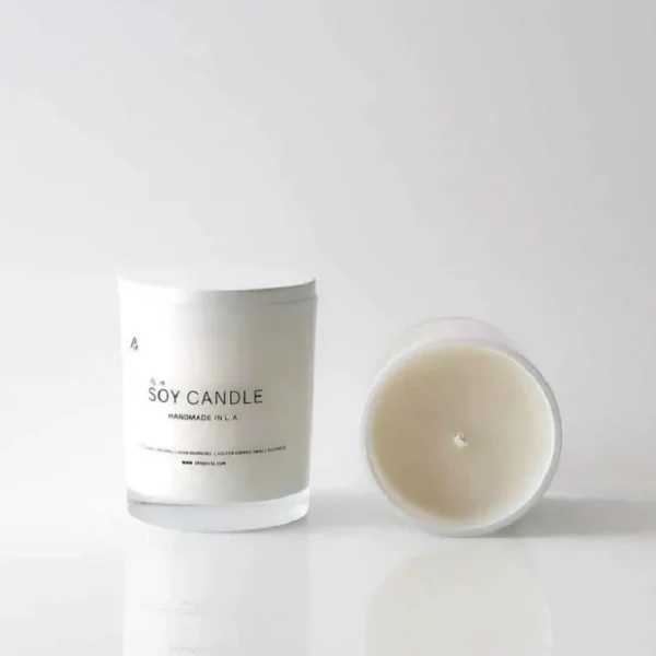 RX Los Angeles 10oz/280g SINGLE WICK Glass Soy Candle - PROSECCO (HandMade in USA) Fixed Size - Fresh Bloom Skin - Premium Skincare Solutions for Nourished, Hydrated, and Radiant Skin Every Day