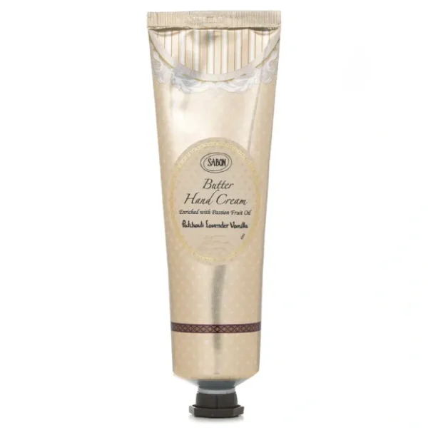 Sabon Butter Hand Cream - Patchouli Lavender Vanilla 75ml/2.5oz - Fresh Bloom Skin - Premium Skincare Solutions for Nourished, Hydrated, and Radiant Skin Every Day