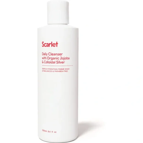 Scarlet Daily Cleanser (Unscented) with Organic Jojoba Oil - Fresh Bloom Skin - Premium Skincare Solutions for Nourished, Hydrated, and Radiant Skin Every Day