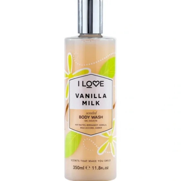 Scented Body Wash - Vanilla Milk by I Love Cosmetics for Women - 11.8 oz Body Wash - Fresh Bloom Skin - Premium Skincare Solutions for Nourished, Hydrated, and Radiant Skin Every Day