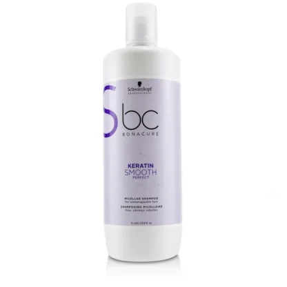 Schwarzkopf BC Bonacure Keratin Smooth Perfect Micellar Shampoo (For Unmanageable Hair) 1000ml/33.8oz - Fresh Bloom Skin - Premium Skincare Solutions for Nourished, Hydrated, and Radiant Skin Every Day