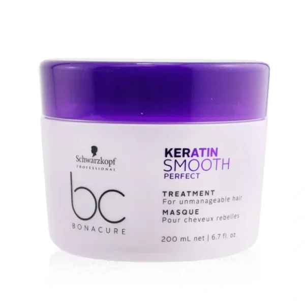 Schwarzkopf BC Bonacure Keratin Smooth Perfect Treatment (For Unmanageable Hair) 200ml/6.7oz - Fresh Bloom Skin - Premium Skincare Solutions for Nourished, Hydrated, and Radiant Skin Every Day