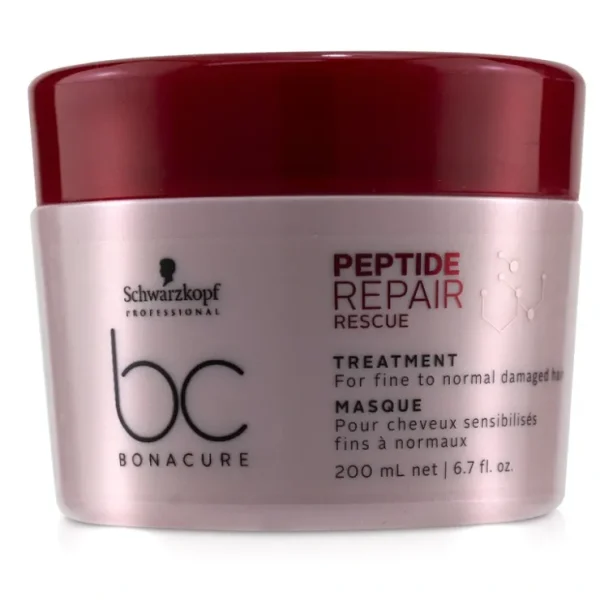 Schwarzkopf BC Bonacure Peptide Repair Rescue Treatment (For Fine to Normal Damaged Hair) 200ml/6.7oz - Fresh Bloom Skin - Premium Skincare Solutions for Nourished, Hydrated, and Radiant Skin Every Day