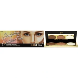 Sculpting Contour Trio by Rude Cosmetics for Women - 0.54 oz Makeup - Fresh Bloom Skin - Premium Skincare Solutions for Nourished, Hydrated, and Radiant Skin Every Day