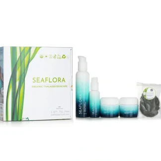 Seaflora Organic Thalasso Skincare Graceful Anti-Aging Set 5pcs - Fresh Bloom Skin - Premium Skincare Solutions for Nourished, Hydrated, and Radiant Skin Every Day