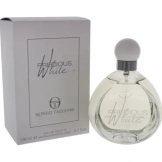 Sergio Tacchini Precious White by Sergio Tacchini for Women - 3.3 oz EDT Spray - Fresh Bloom Skin - Premium Skincare Solutions for Nourished, Hydrated, and Radiant Skin Every Day