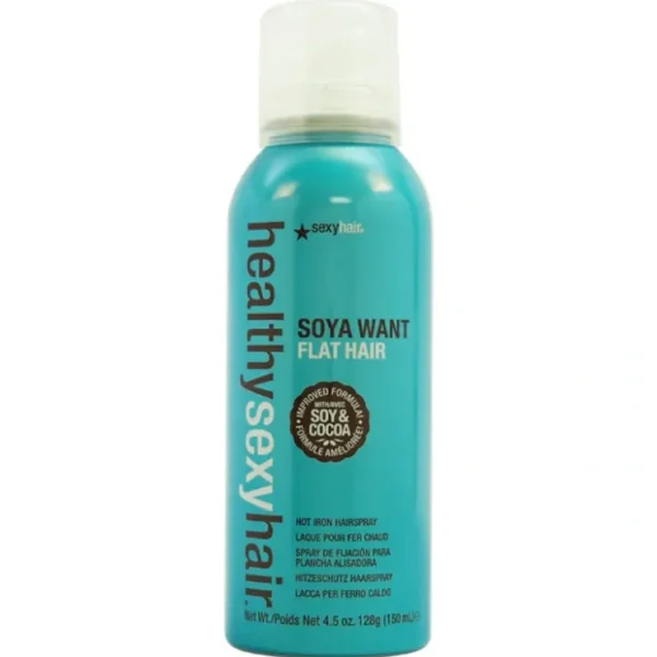 Sexy Hair Healthy Sexy Hair Soy Cocoa Want Flat Hair by Sexy Hair for Unisex - 4.5 oz Hairspray - Fresh Bloom Skin - Premium Skincare Solutions for Nourished, Hydrated, and Radiant Skin Every Day