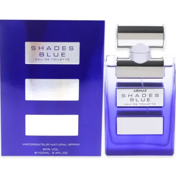 Shades Blue by Armaf for Men - 3.4 oz EDT Spray - Fresh Bloom Skin - Premium Skincare Solutions for Nourished, Hydrated, and Radiant Skin Every Day