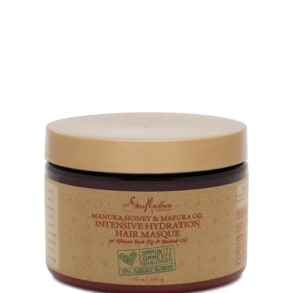Shea Moisture Manuka Honey & Mafura Oil Intensive Hydration Masque 340ml - Fresh Bloom Skin - Premium Skincare Solutions for Nourished, Hydrated, and Radiant Skin Every Day