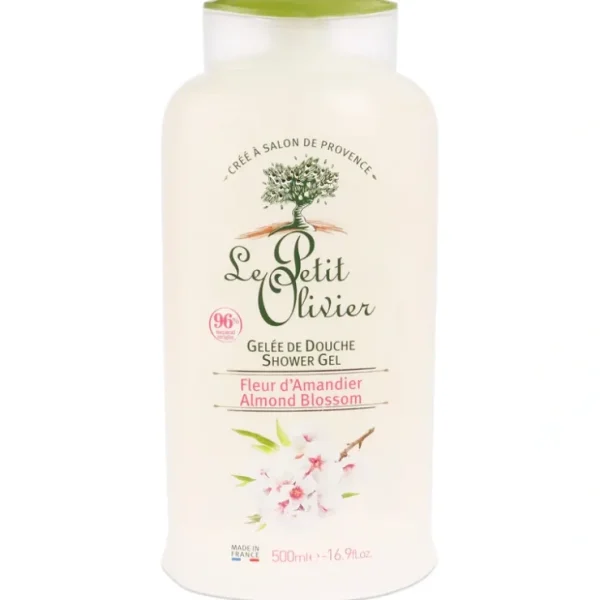 Shower Gel - Almond Blossom by Le Petit Olivier for Women - 16.9 oz Shower Gel - Fresh Bloom Skin - Premium Skincare Solutions for Nourished, Hydrated, and Radiant Skin Every Day