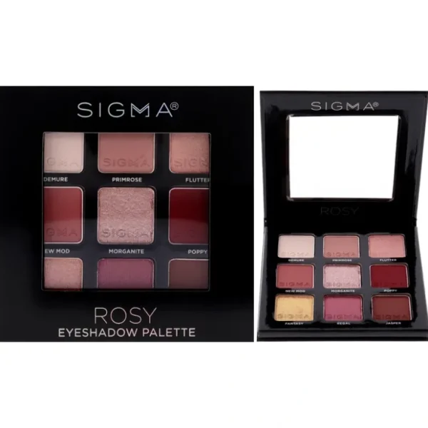 SIGMA Eyeshadow Palette - Rosy by SIGMA for Women - 0.032 oz Eye Shadow - Fresh Bloom Skin - Premium Skincare Solutions for Nourished, Hydrated, and Radiant Skin Every Day