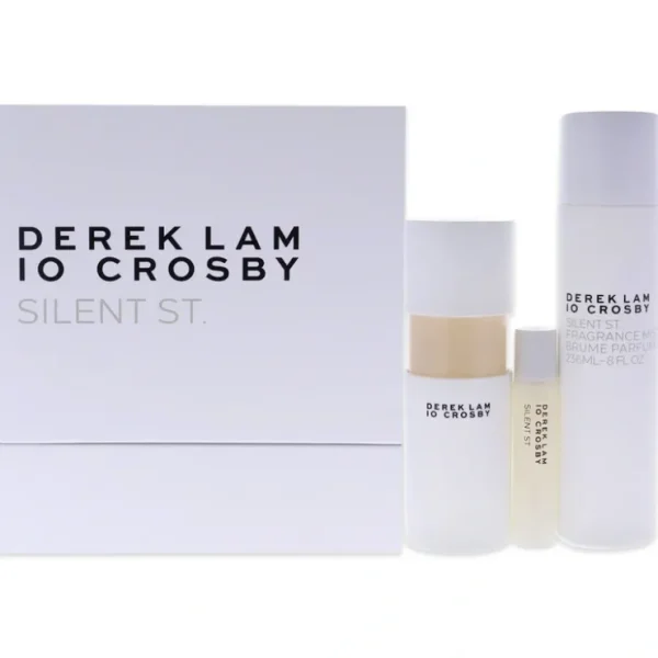 Silent St Spring by Derek Lam for Women - 3 Pc Gift Set 3.4oz EDP Spray, 10ml EDP Spray, 8oz Fragrance Mist - Fresh Bloom Skin - Premium Skincare Solutions for Nourished, Hydrated, and Radiant Skin Every Day