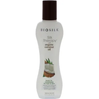 Silk Therapy with Organic Coconut Oil Leave-In Treatment by Biosilk for Unisex - 5.64 oz Treatment - Fresh Bloom Skin - Premium Skincare Solutions for Nourished, Hydrated, and Radiant Skin Every Day