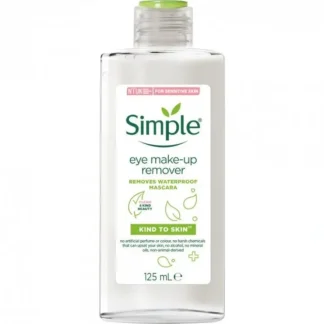 Simple Kind To Skin Eye Makeup Remover 125ml - Fresh Bloom Skin - Premium Skincare Solutions for Nourished, Hydrated, and Radiant Skin Every Day