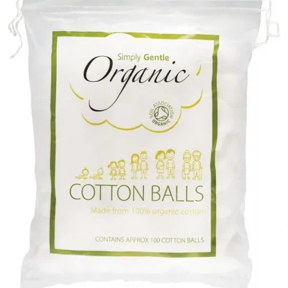 Simply Gentle Organic Cotton Balls - Fresh Bloom Skin - Premium Skincare Solutions for Nourished, Hydrated, and Radiant Skin Every Day