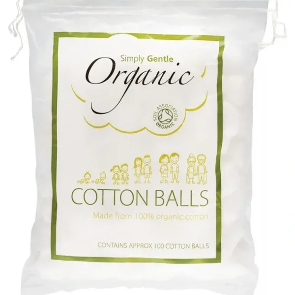 Simply Gentle Organic Cotton Balls - Fresh Bloom Skin - Premium Skincare Solutions for Nourished, Hydrated, and Radiant Skin Every Day