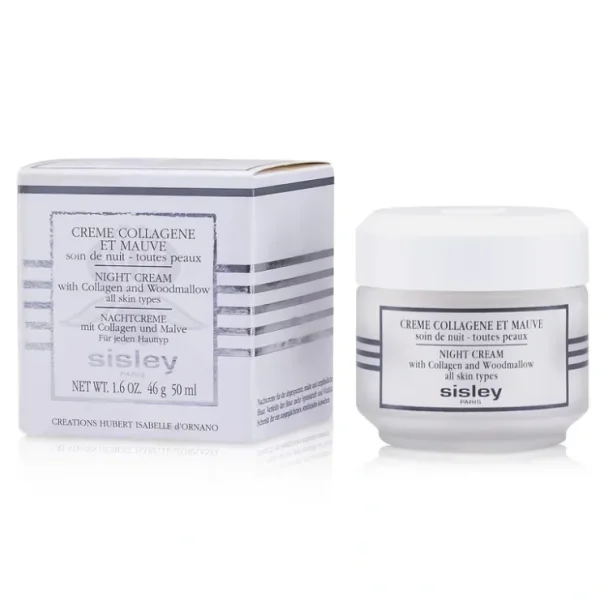 Sisley Botanical Night Cream With Collagen & Woodmallow 50ml/1.6oz - Fresh Bloom Skin - Premium Skincare Solutions for Nourished, Hydrated, and Radiant Skin Every Day