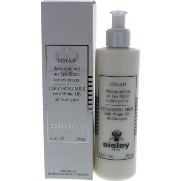Sisley Cleansing Milk with White Lily by Sisley for Women - 8.4 oz Cleanser - Fresh Bloom Skin - Premium Skincare Solutions for Nourished, Hydrated, and Radiant Skin Every Day