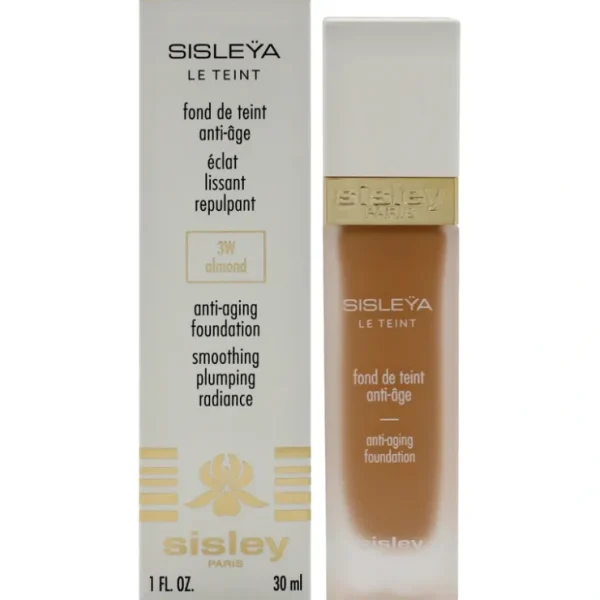 Sisleya Le Teint Anti Aging Foundation - 3W Almond by Sisley for Women - 1 oz Foundation - Fresh Bloom Skin - Premium Skincare Solutions for Nourished, Hydrated, and Radiant Skin Every Day