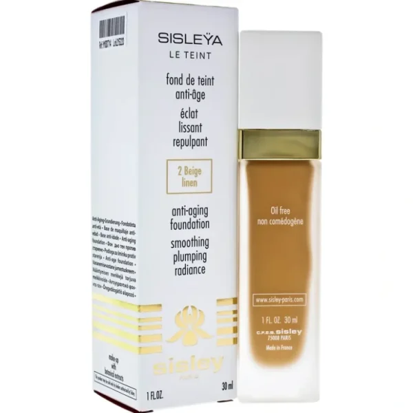 Sisleya Le Teint Anti Aging Foundation - 2W Linen by Sisley for Women - 1 oz Foundation - Fresh Bloom Skin - Premium Skincare Solutions for Nourished, Hydrated, and Radiant Skin Every Day
