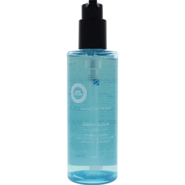Skin Ceuticals Simply Clean Gel Cleanser by SkinCeuticals for Women - 6.8 oz Cleanser - Fresh Bloom Skin - Premium Skincare Solutions for Nourished, Hydrated, and Radiant Skin Every Day