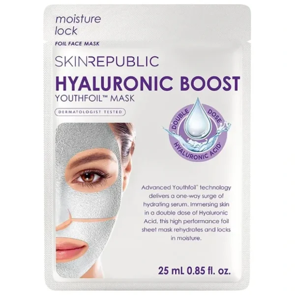 Skin Republic Hyaluronic Boost Face Mask 25ml - Fresh Bloom Skin - Premium Skincare Solutions for Nourished, Hydrated, and Radiant Skin Every Day