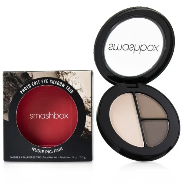 Smashbox Photo Edit Eye Shadow Trio - # Nudie Pic Fair (Grey Bae, Hang, Barre It All) 3.2g/0.11oz - Fresh Bloom Skin - Premium Skincare Solutions for Nourished, Hydrated, and Radiant Skin Every Day