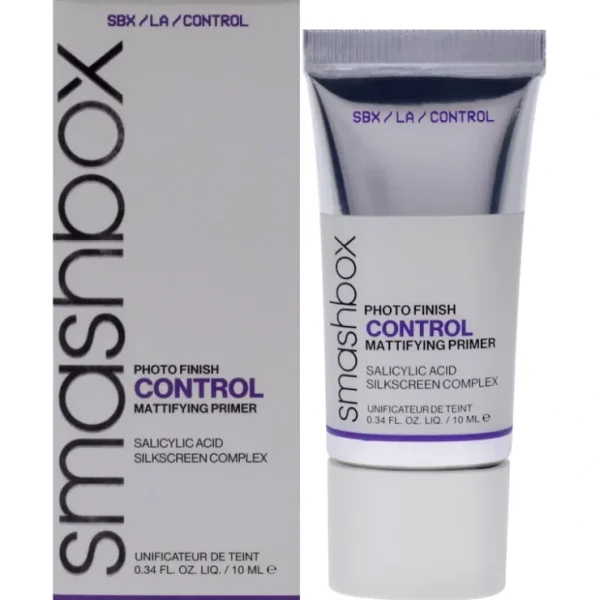 Smashbox Photo Finish Control Mattifying Primer by SmashBox for Women - 0.34 oz Primer - Fresh Bloom Skin - Premium Skincare Solutions for Nourished, Hydrated, and Radiant Skin Every Day