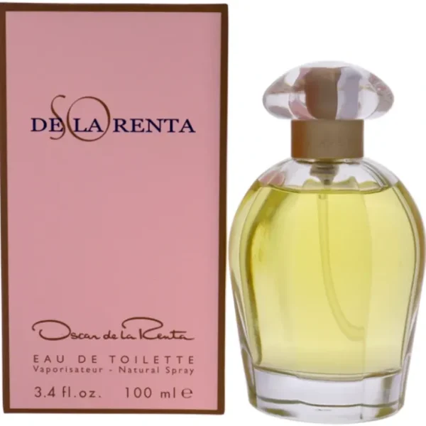 So de la Renta by Oscar De La Renta for Women - 3.4 oz EDT Spray - Fresh Bloom Skin - Premium Skincare Solutions for Nourished, Hydrated, and Radiant Skin Every Day