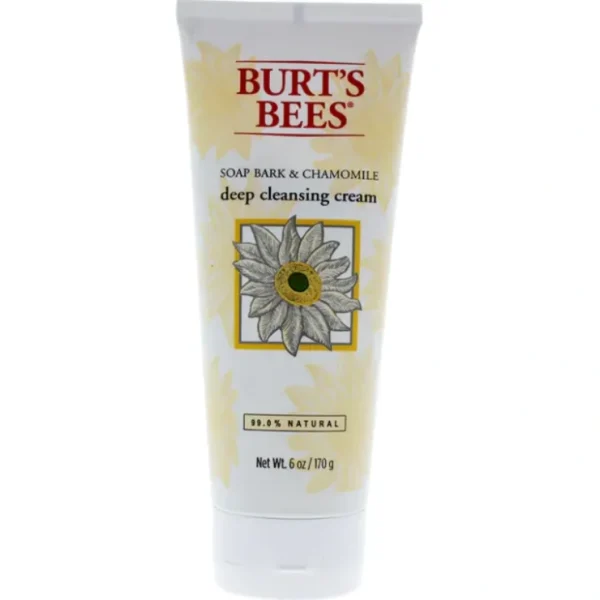 Soap Bark & Chamomile Deep Cleansing Cream by Burts Bees for Unisex - 6 oz Soap - Fresh Bloom Skin - Premium Skincare Solutions for Nourished, Hydrated, and Radiant Skin Every Day