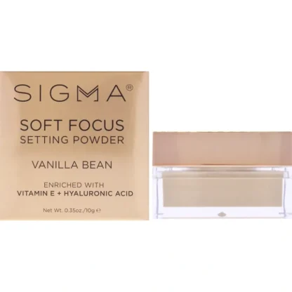 Soft Focus Setting Powder - Vanilla Bean by SIGMA for Women - 0.35 oz Powder - Fresh Bloom Skin - Premium Skincare Solutions for Nourished, Hydrated, and Radiant Skin Every Day